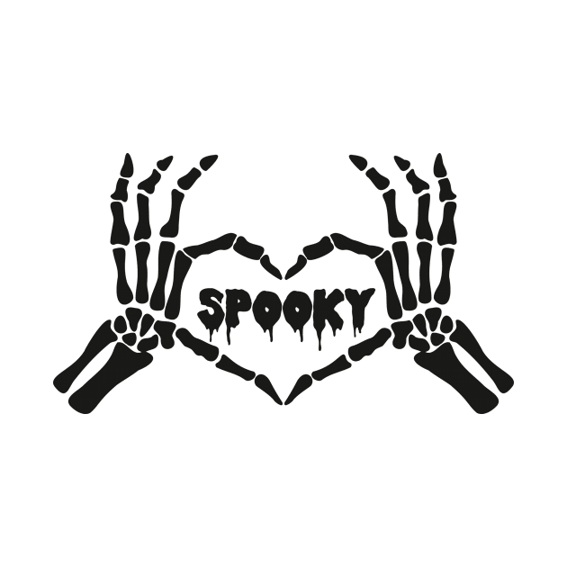 Spooky skeleton heart by TheLushHive