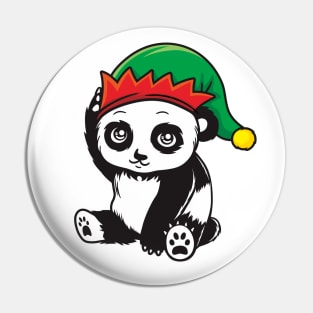 Holiday Panda Pin