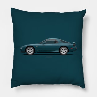 RX7 FD3S Montego Blue Mica Pillow