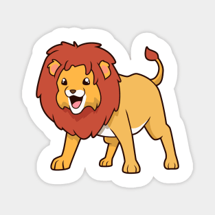 Kawaii Lion Magnet