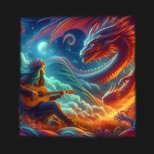 Girl and dragon T-Shirt