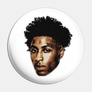 Young Boy Big Face Pin