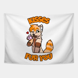 Kisses Fur You Design Tapestry