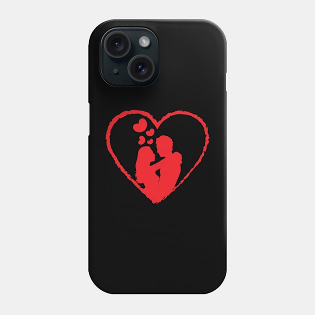 Best Couple Celebrations on Valentine's Day Phone Case by AbstractWorld