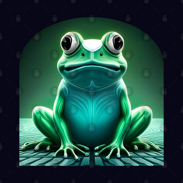 Froggy Animal Spirit (19) - Trippy Psychedelic Frog by TheThirdEye