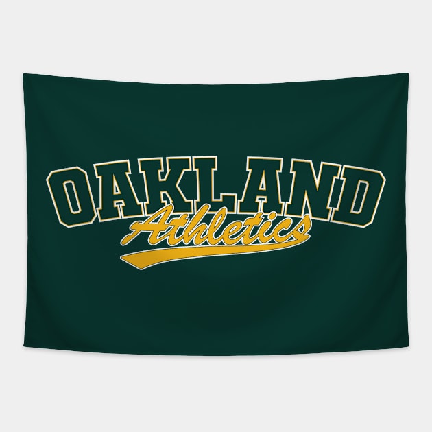 Oakland Athletics Tapestry by Nagorniak