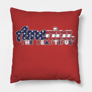 America The Beautiful Pillow