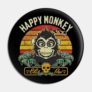 Happy Monkey Pin