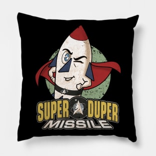 Super Duper Heroic American Winking Missile Pillow