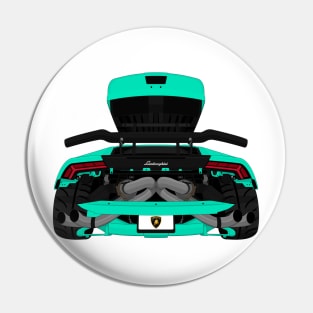 HURACAN TURQUOISE Pin