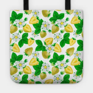 Yellow Strawberries Tote