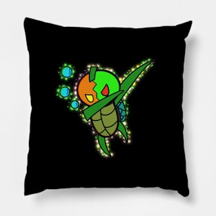 Dabbing Jack O Lantern Sea Turtle Halloween Trick Or Treat Pillow