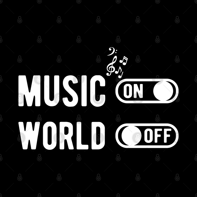 Music on world off by KC Happy Shop