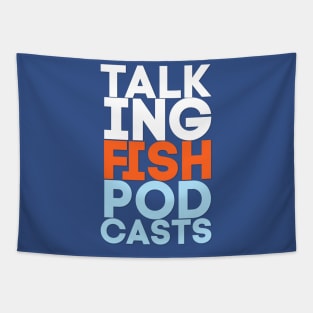 Talking Fish Text with front apparel detail Tapestry