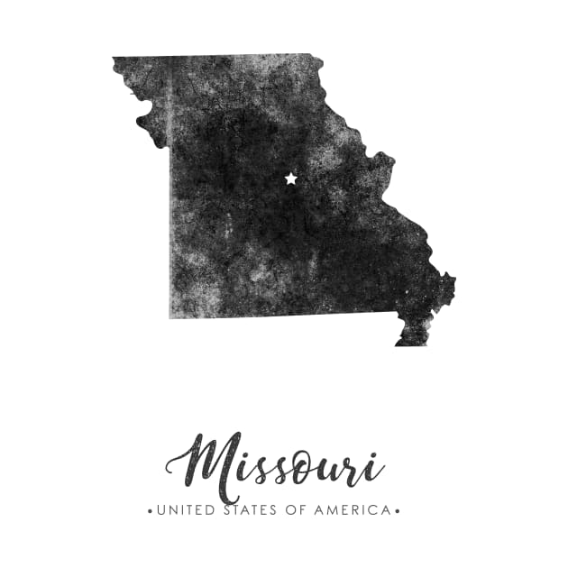 Missouri state map by StudioGrafiikka