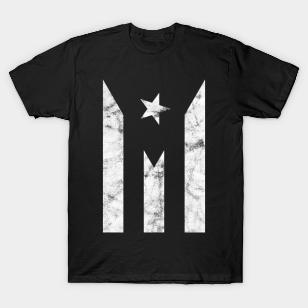 Puerto Rico Black Flag Tee Puerto Rico Flag T Shirt Teepublic De