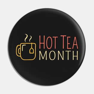 Hot Tea Month Pin