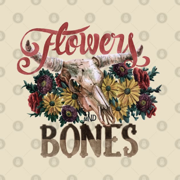 Flowers and Bones by Studio Mootant