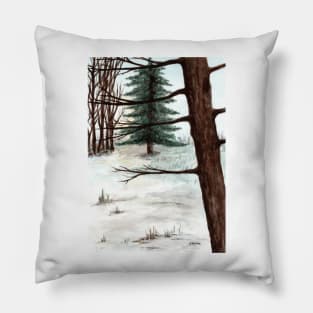 Forest walk Pillow