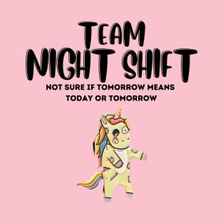 Night Shift Team - Zombie Unicorn! T-Shirt