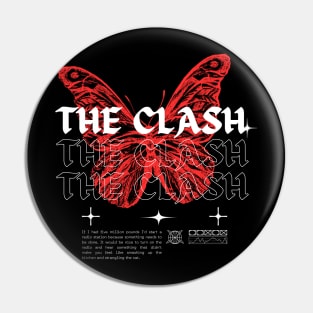 The Clash // Butterfly Pin