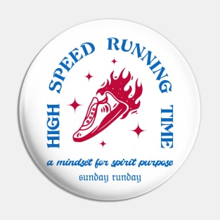 hiigh speed runner Pin