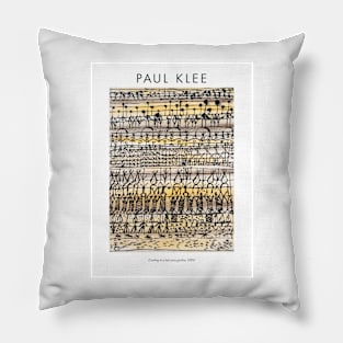 Paul Klee - Cooling in a hot zone garden Pillow