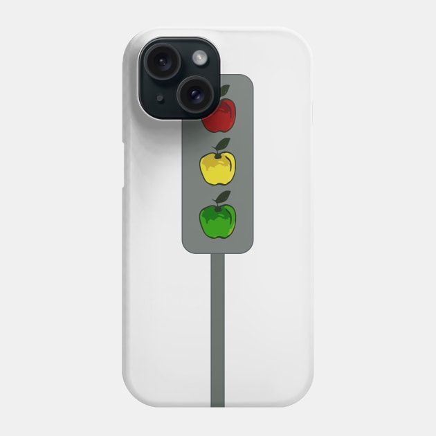 Traffic Lights Apples Phone Case by Tilila