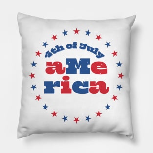 4th Of July America - Independence Day Pillow