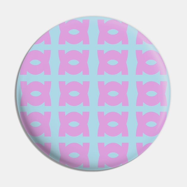 Pastel Harmony Pattern Pin by JuncaArtPrints