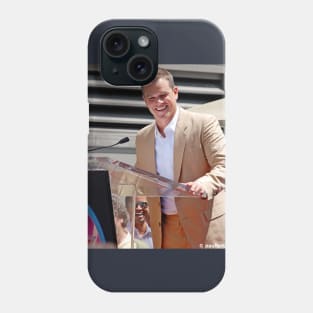 Matt Damon Hollywood Walk of Stars Phone Case