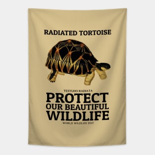 Radiated tortoise Tapestry