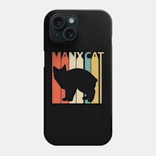 Vintage Manx Cat Cat Phone Case