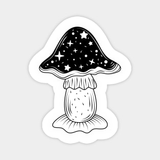 Galaxy Mushroom Magnet