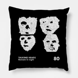 Talking Heads / Remain In Light / Minimalist Graphic Artwork Design Pillow