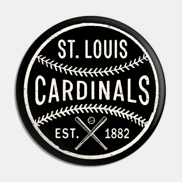 Cardinals Ball 1 by Buck Tee Pin by Buck Tee