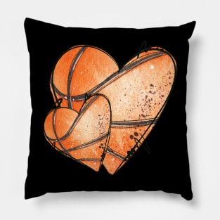 Basketball heart Pillow