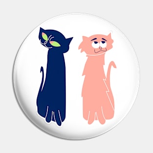 Lovely Cats - We love Cats Pin