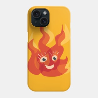 Happy Burning Fire Flame Phone Case