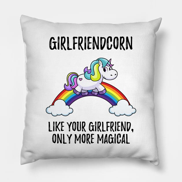 Girlfriend unicorn Pillow by IndigoPine