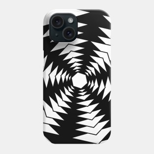 Black and White Optical illusion Phone Case