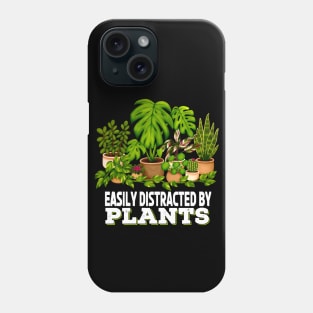 Easily Distracted By Plants Plant Lover Phone Case