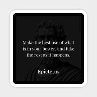 Epictetus's Maxim: Optimize Your Power and Accept the Rest Magnet