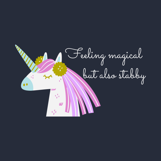 Feeling magical but also stabby by AllPrintsAndArt