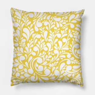 Yellow Line Pattern Pillow