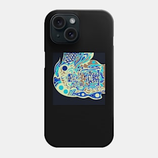 mister pakal the mayan astronaut in codex ecopop tpween2022 wallpaper of mexico Phone Case