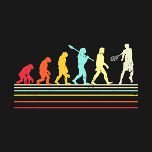 Vintage Tennis Evolution Tennis Player T-Shirt