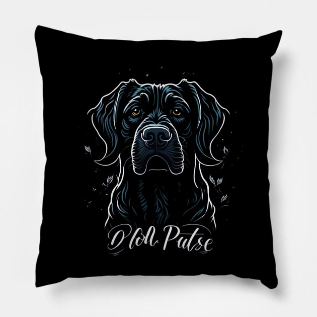 Pet DOG Pillow by Illustro Art