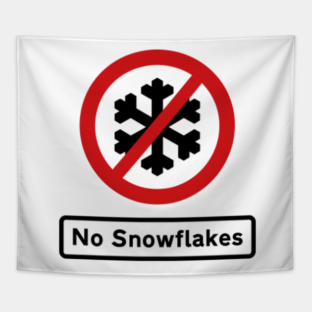 British Road Sign – No Snowflakes