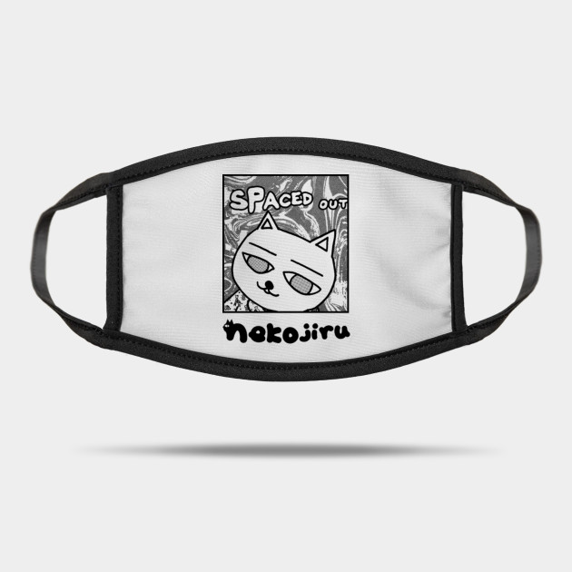 Wallpaper Spaced Out Nekojiru Cat Soup Anime Mask Teepublic Free